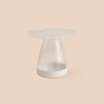 Modern Minimalist Round PC Plastic Coffee Table For Living Room