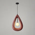 Contemporary Creative Teardrop Orb Iron Resin 1-Light Pendant Light For Dining Room