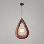 Contemporary Creative Teardrop Orb Iron Resin 1-Light Pendant Light For Dining Room