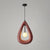 Contemporary Creative Teardrop Orb Iron Resin 1-Light Pendant Light For Dining Room