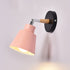 Modern Minimalist Cylindrical Trapezoidal Aluminum Wood 1-Light Wall Sconce Lamp For Bedroom