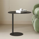 Modern Minimalist Geometric Round Iron End Table For Living Room