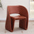 Modern Minimalist U-Shape PE Plastic Chair Backrest For Living Room