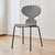 Modern Minimalist Square PVC Metal Chair Four Legs Backrest For Living Room