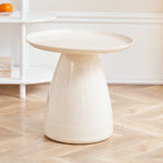 Contemporary Creative Round Cone Plastic PET Coffee Table For Living Room