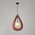 Contemporary Creative Teardrop Orb Iron Resin 1-Light Pendant Light For Dining Room