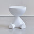 Modern Minimalist Small Flat Round PP End Table 1-Tier For Living Room