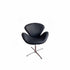 Modern Minimalist Wrapped Upholstered Flannel Lambskin Movable Desk Chair Backrest Armrest For Home Office