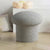 Contemporary Simplicity Mushroom Shape Velvet Pouf Footstool For Living Room