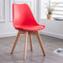 Modern Minimalist Tulip Shape PP Wood Chair Backrest For Living Room