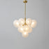 Contemporary Creative Orb Grape Iron Glass 1/5/13 Light Chandelier For Living Room