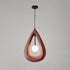 Contemporary Creative Teardrop Orb Iron Resin 1-Light Pendant Light For Dining Room