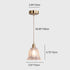 Contemporary Luxury Antique Brass Flower Glass Design 1-Light Pendant Light For Living Room