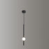 Modern Minimalist Long Cylinder Iron Acrylic LED Pendant Light For Bedroom