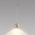 Contemporary Scandinavian Aluminum Glass Cylinder Shade LED Pendant Light For Bedroom