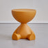 Modern Minimalist Small Flat Round PP End Table 1-Tier For Living Room