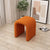 Modern Minimalist U-Shape Lambswool Fabric Foam Steel Chair For Living Room