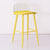 Modern Minimalist Rectangular Carbon Steel Stand Bar Stool Plastic Backrest For Dining Room