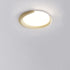 Contemporary Nordic Iron PE Geometric Circle Splicing LED Flush Mount Ceiling Light For Living Room