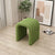 Modern Minimalist U-Shape Lambswool Fabric Foam Steel Chair For Living Room