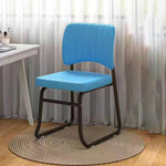 Modern Minimalist Square PU Leather Stackable Desk Chair Backrest For Home Office