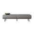 Modern Minimalist Rectangular Microfiber Leather Wood Carbon Steel Sponge End Of The Bed Low Stool Backless For Bedroom