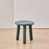 Modern Minimalist Round Tabletop Plastic Coffee Table 3-Leg For Living Room