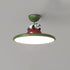Contemporary Creative Cartoon Panda Elephant Iron Acrylic LED Semi-Flush Mount Ceiling Light For Bedroom