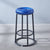 Modern Simplicity Leather Carbon Steel Cotton Metal Round Bar Stool Footrest For Kitchen