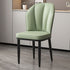 Modern Luxury PU Leather Padded Dining Chair Wing Backrest Armless For Dining Room