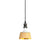 Contemporary Industrial Round Trapezoidal Aluminum PP 1-Light Pendant Light For Dining Room