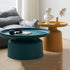 Contemporary Scandinavian Round Plastic PVC Coffee Table For Living Room