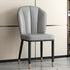 Modern Luxury Leather Carbon Steel Sponge Square Shell Dining Chair Backrest For Dining Room