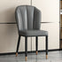 Modern Luxury Leather Carbon Steel Sponge Square Shell Dining Chair Backrest For Dining Room