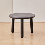 Modern Minimalist Round Tabletop Plastic Coffee Table 3-Leg For Living Room