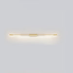 Modern Minimalist Aluminum Straight Line Silicone LED Wall Sconce Lamp For Living Room