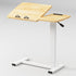 Modern Minimalist Rectangular Wood Metal End Table Foldable For Living Room