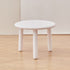 Modern Minimalist Round Tabletop Plastic Coffee Table 3-Leg For Living Room