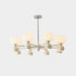 Contemporary Creative Pumpkin Orb Iron Aluminum Acrylic 6/12/16 Light Chandelier For Living Room