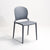 Contemporary Nordic Curved Square PP Dining Chair Backrest Armless For Dining Room