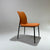 Modern Minimalist Leather Carbon Steel Sponge Square Dining Chair Backrest For Dining Room