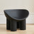 Contemporary Creative Oval Plastic Chair Backrest Armrest For Living Room