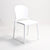 Contemporary Nordic Curved Square PP Dining Chair Backrest Armless For Dining Room