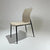 Modern Minimalist Leather Carbon Steel Sponge Square Dining Chair Backrest For Dining Room