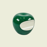 Modern Art Deco Apple Round Resin Chair Backless Armless For Bedroom