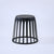 Contemporary Scandinavian Round Skeleton Column PP Dining Chair Armless For Dining Room