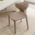 Contemporary Scandinavian PP Plastic Velvet Square Ergonomivally Design Stackable Dining Chair Backrest For Dining Room