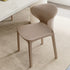 Contemporary Scandinavian PP Plastic Velvet Square Ergonomivally Design Stackable Dining Chair Backrest For Dining Room