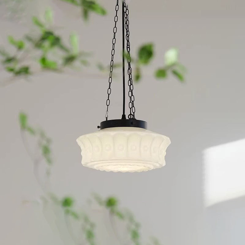 Contemporary Simplicity Iron Glass Cylinder Shade 3-Light Chandelier For Living Room