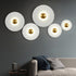 Contemporary Creative Round Scallop Hardware LED Wall Sconce Lamp For Living Room